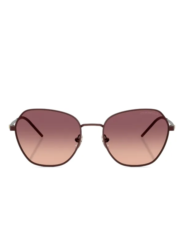 Emporio Armani ラウンドサングラス ピンク Emporio Armani ラウンドサングラス ピンク Emporio Armani ラウンド