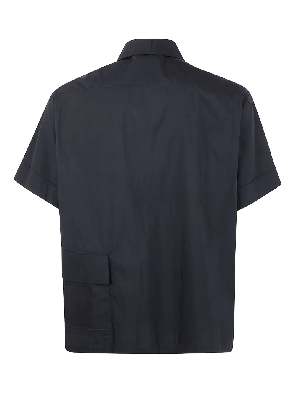 Ten C short-sleeve button-up shirt - Zwart