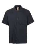 Ten C short-sleeve button-up shirt - Black