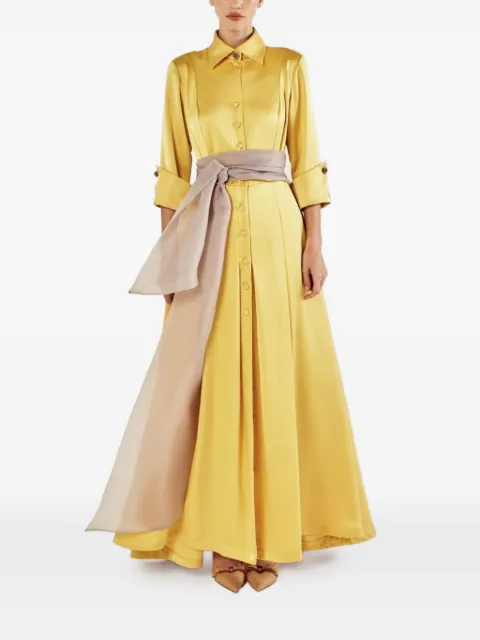 Baruni Allegra button maxi dress