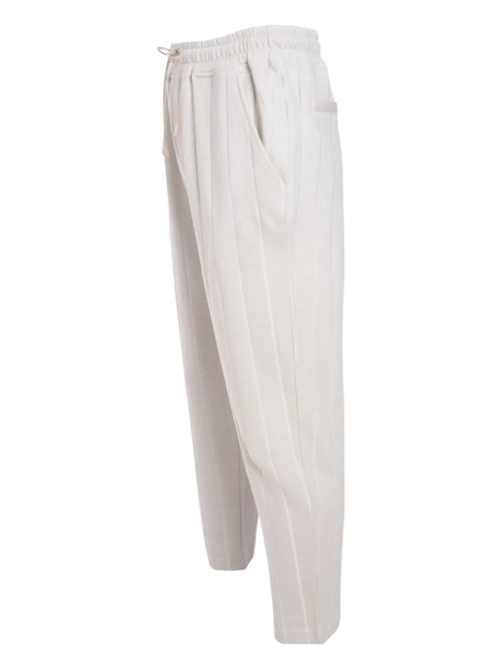 Eleventy ribbed track pants - Beige