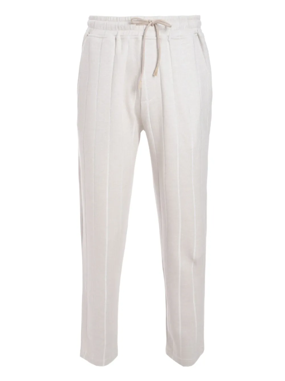 Eleventy ribbed track pants Beige