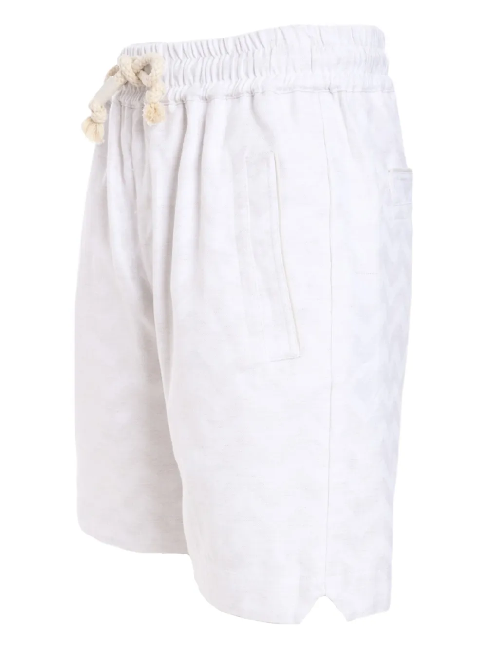 Eleventy cotton-linen bermuda shorts - Beige