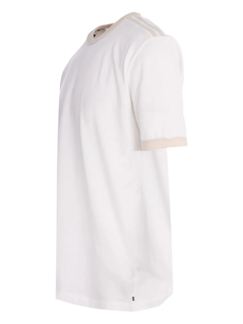 Eleventy T-shirt met contrasterende afwerking Wit