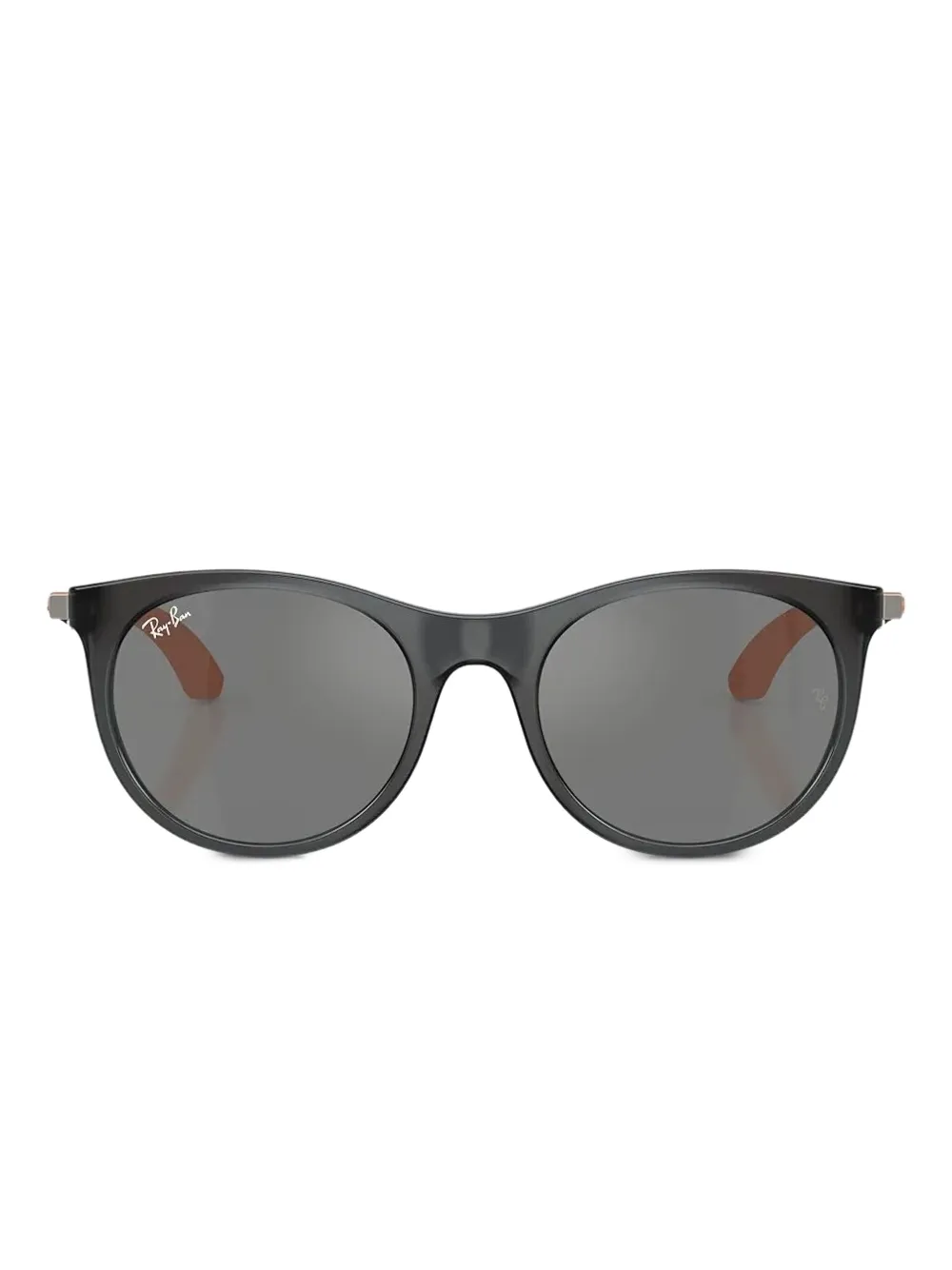 Ray-Ban ラウンドフレーム サングラス - ブラック Ray-Ban ラウンドフレーム サングラス - ブラック