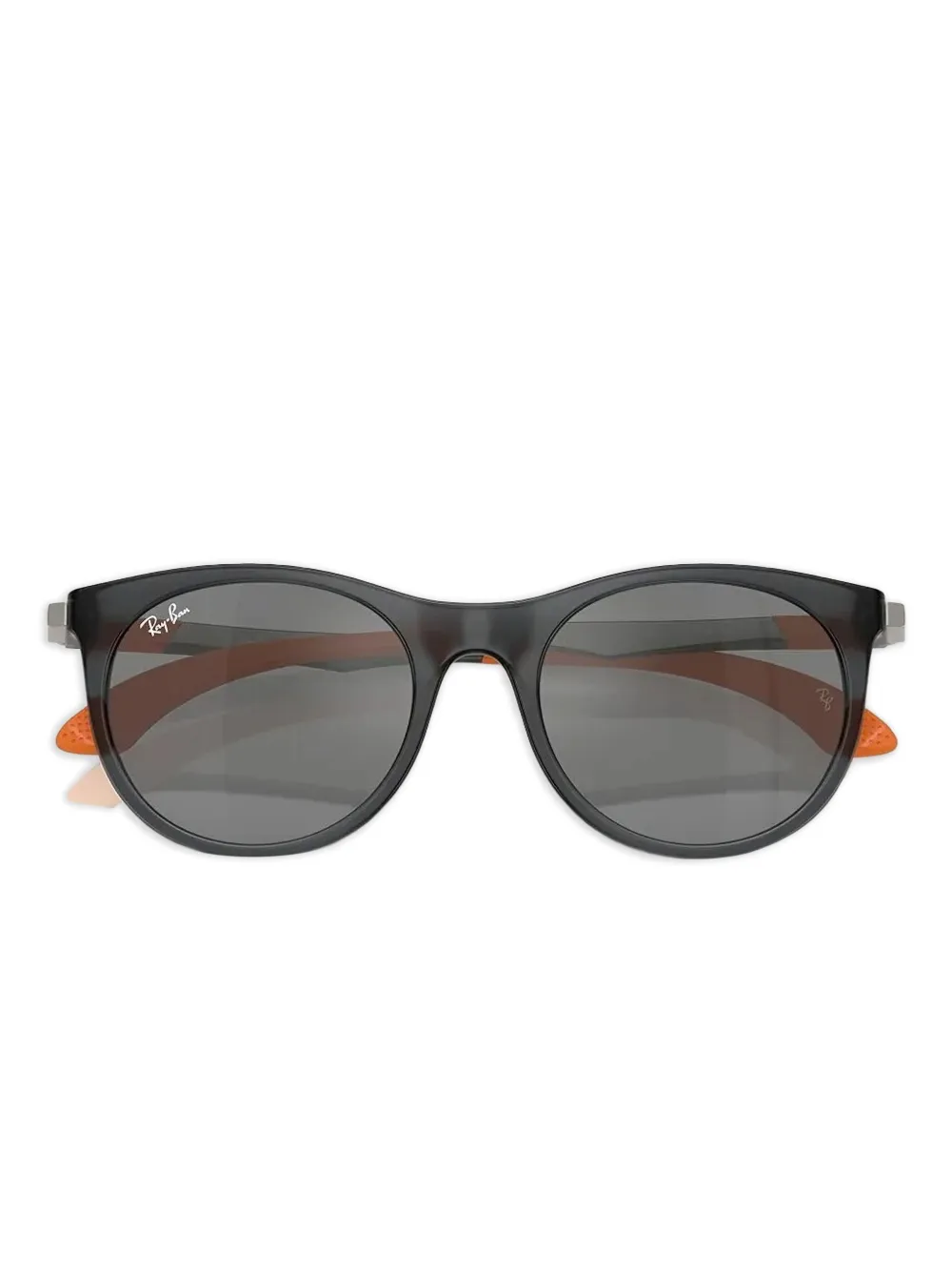 Ray-Ban Zonnebril met rond montuur Zwart