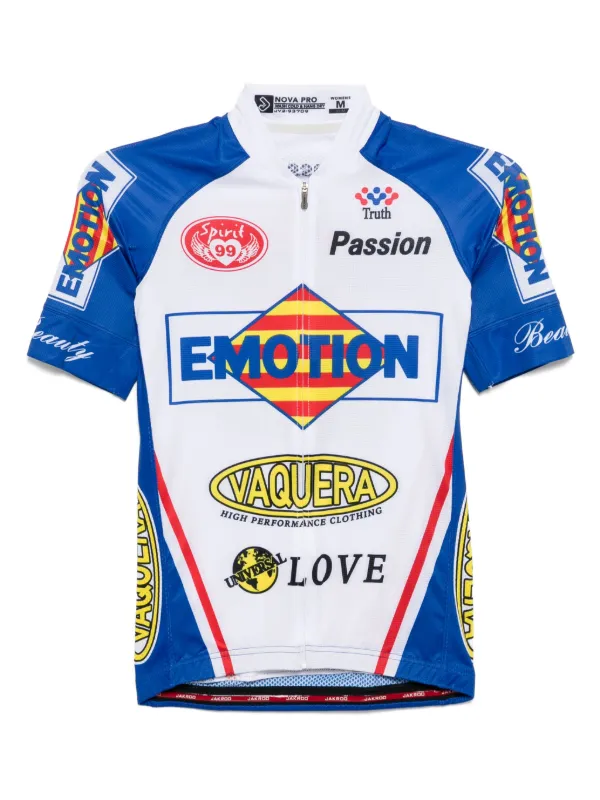 Vaquera Maillot De Ciclismo Emotion Azul FARFETCH ES