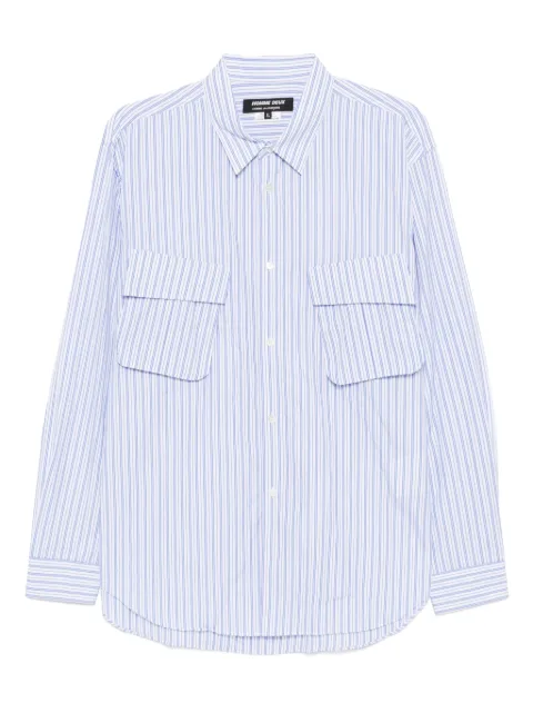 Comme des Garçons Homme Deux camisa con rayas estampadas