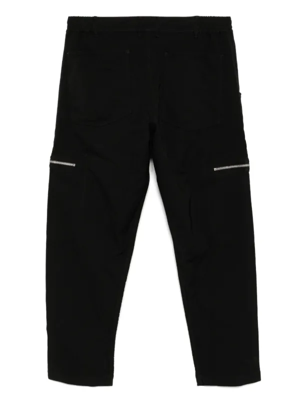 COMME des GARÇONS HOMME DEUX テーパードスラックス Comme Des Garçons Homme Deux テーパードパンツ | ブラック | FARFETCH JP