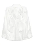 Comme Des Garçons Comme Des Garçons bow-front blouse - White