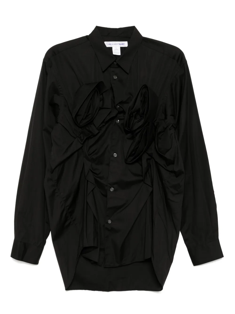 Comme Des Garçons Shirt Overhemd met lange mouwen Zwart