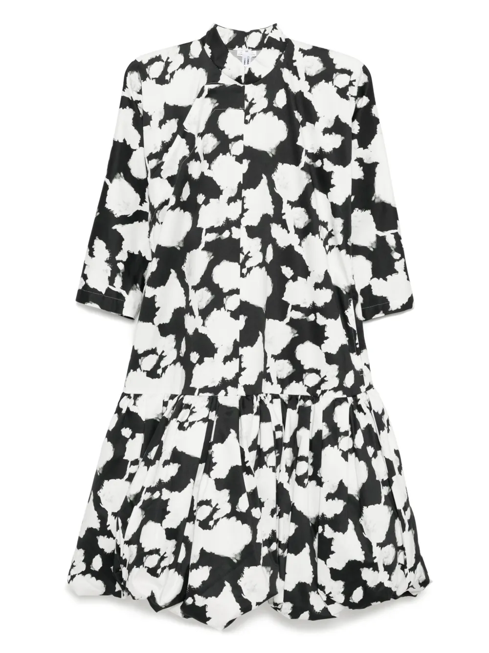 Comme Des Garçons Comme Des Garçons Jurk met grafische print Zwart