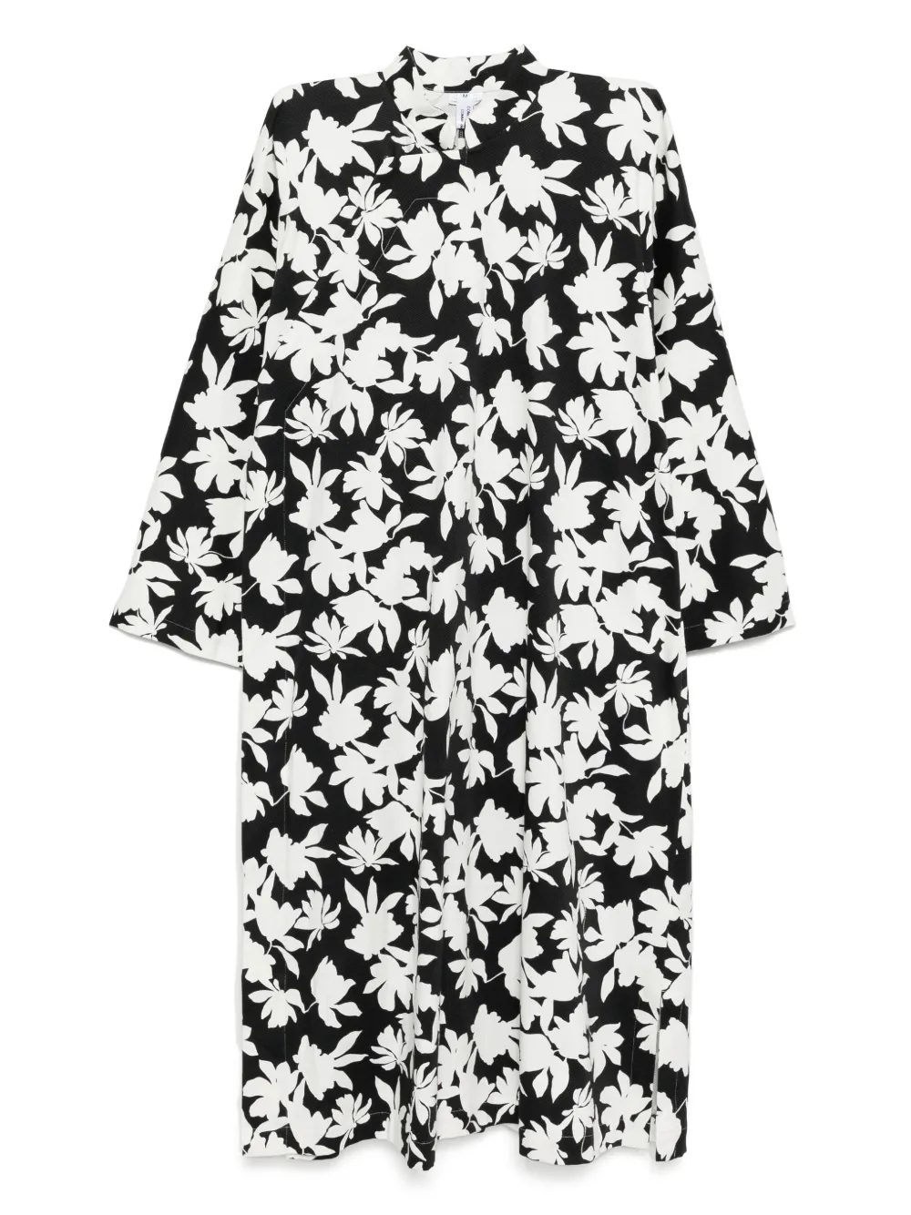 Comme Des Garçons Comme Des Garçons Jurk met bloemenprint Zwart