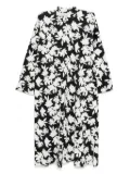 Comme Des Garçons Comme Des Garçons floral-printed dress - Black