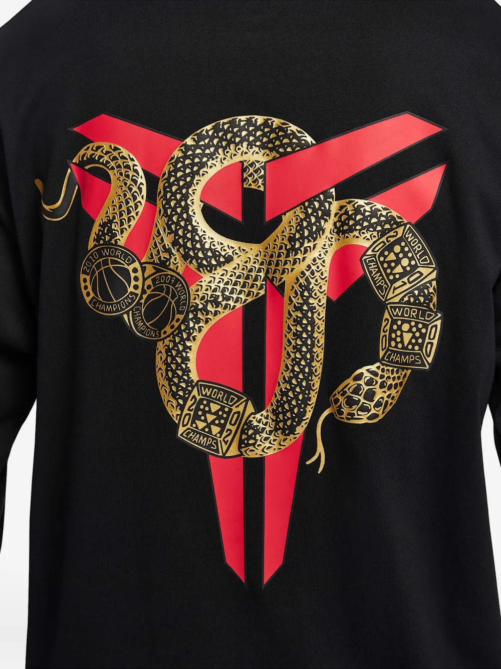 Nike Snake-print Sweatshirt In Black