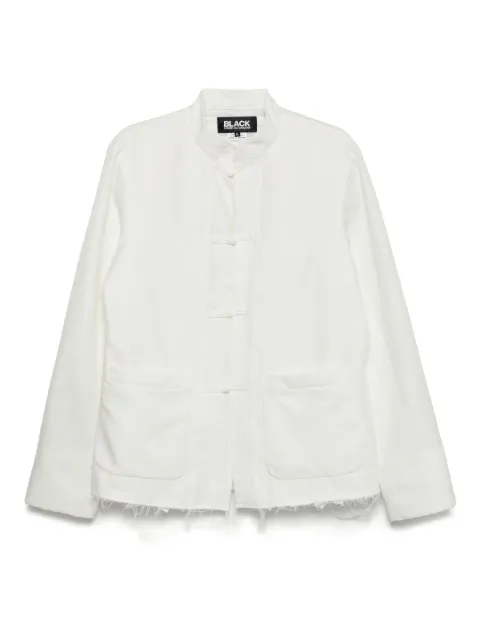 Black Comme Des Garçons stand-collar jacket