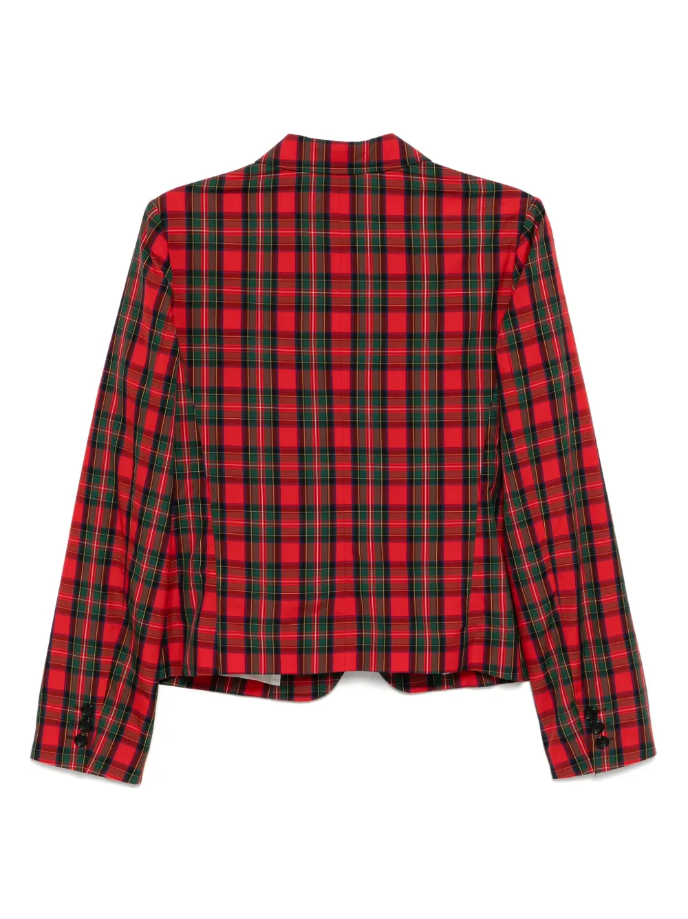 Comme Des Garçons Girl Geruit blouse Rood