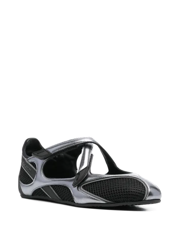 スニーカー The Attico Nomad Sneakers - Black/Silver The Attico Nomad Ballet Sneakers | FARFETCH UK