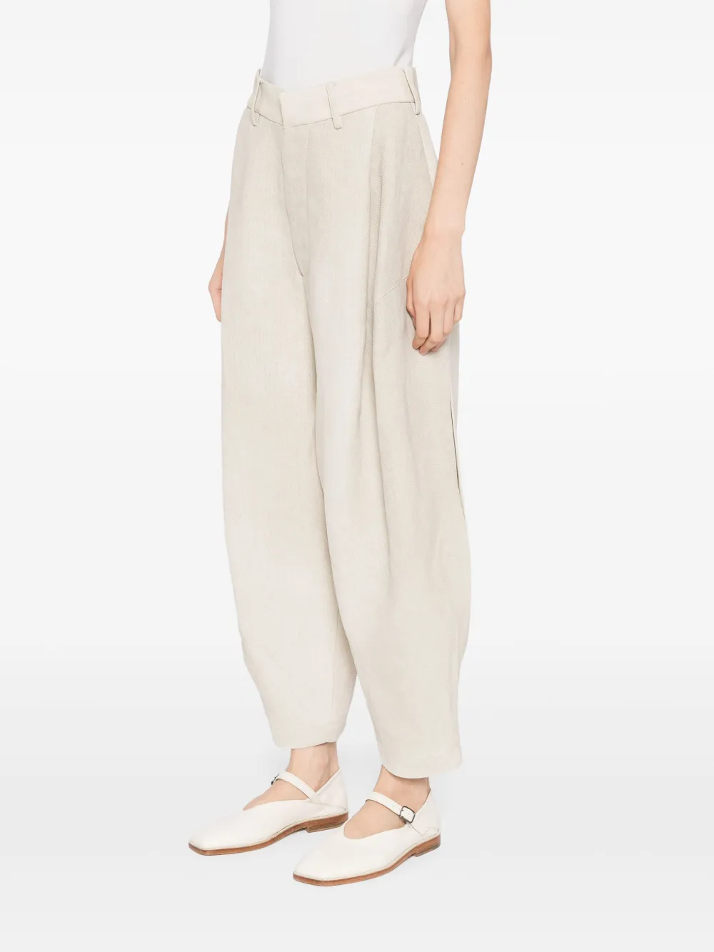 Uma Wang Pear broek Beige