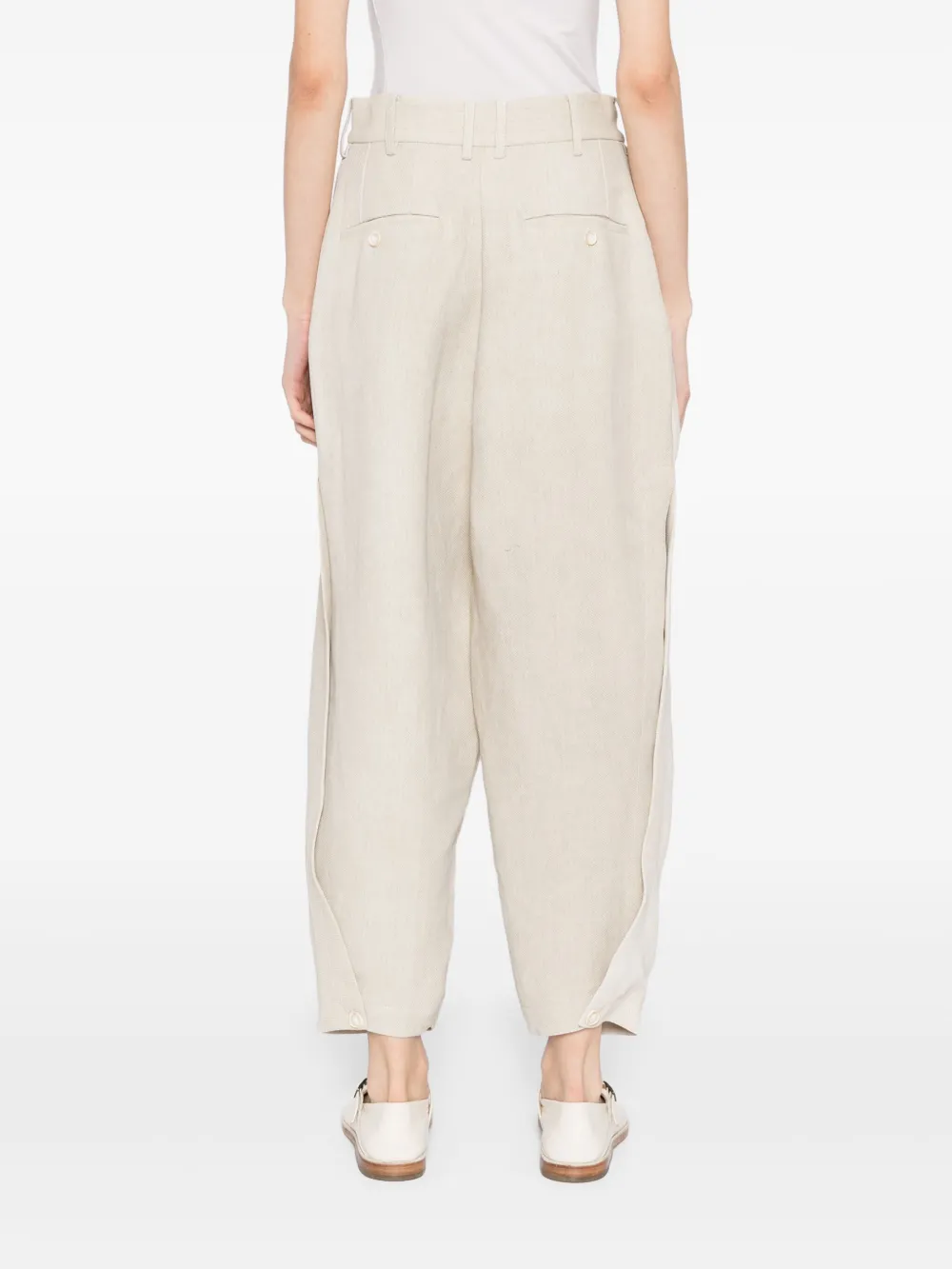 Uma Wang Pear broek Beige