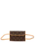 Louis Vuitton Pre-Owned 2001 Monogram Pochette Florentine belt bag - Brown