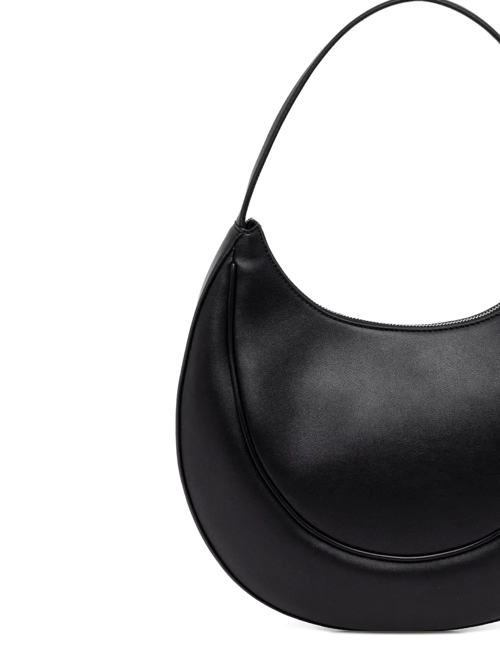 DKNY Leren shopper Zwart