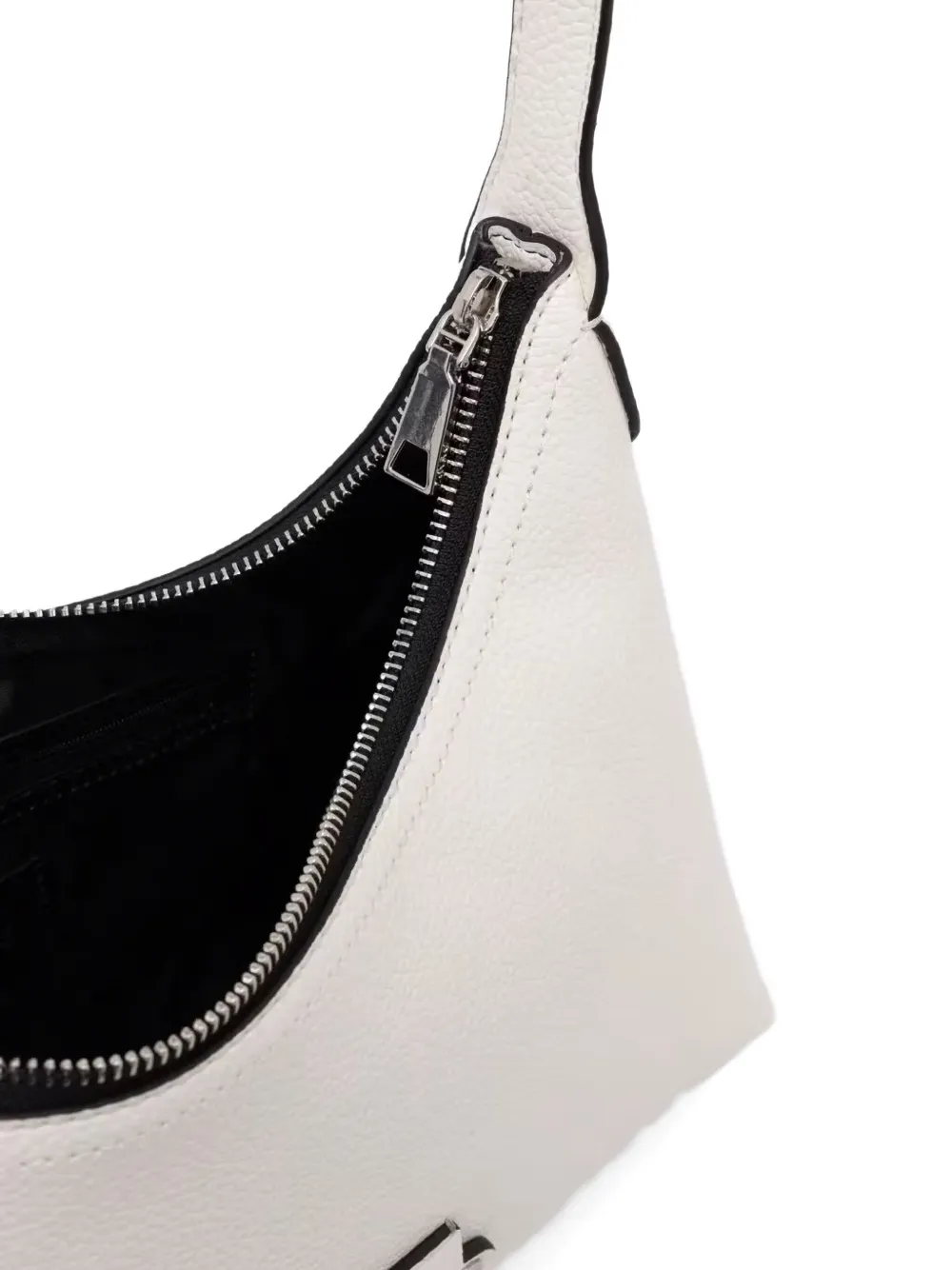 DKNY Schoudertas met logopatch Beige