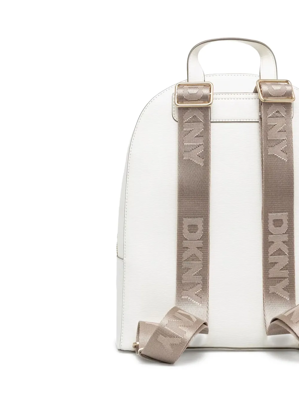 DKNY Leren rugzak Beige