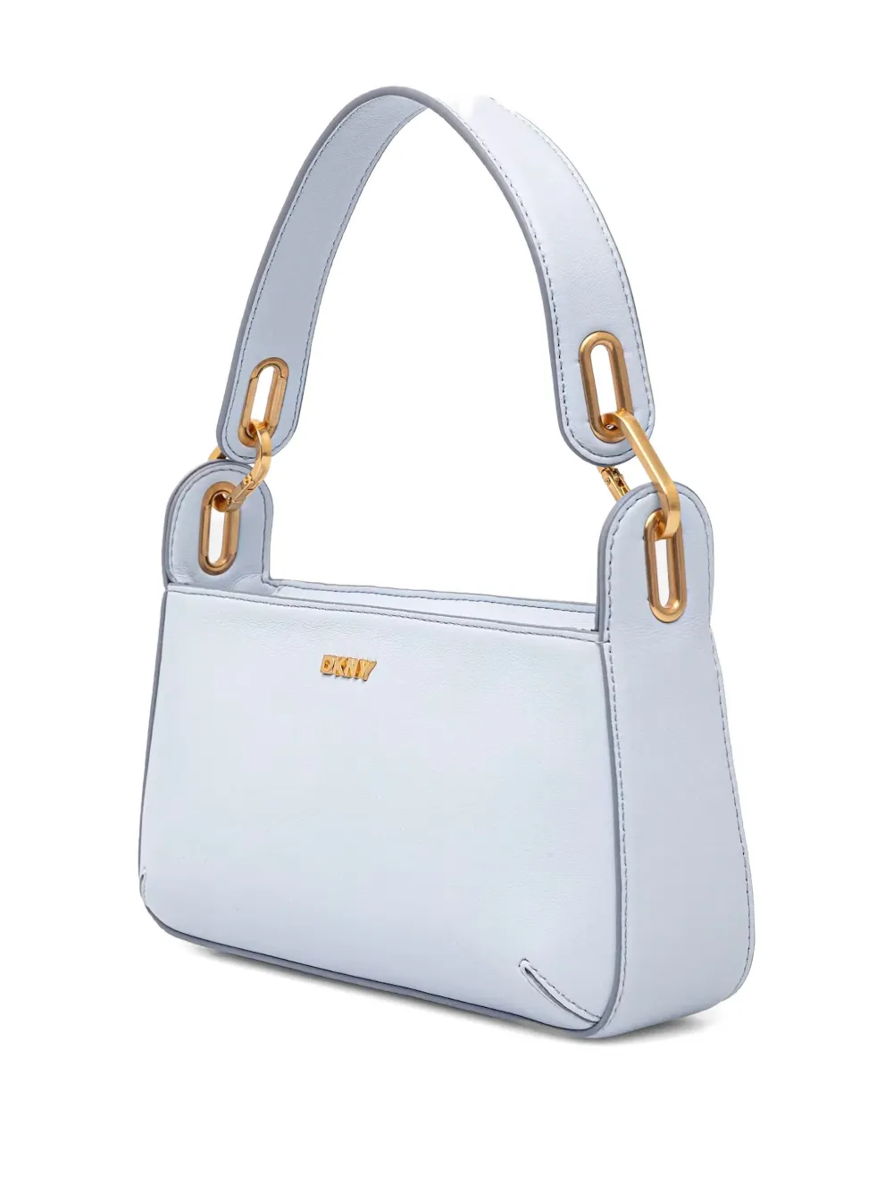 DKNY leather shoulder bag - Blauw