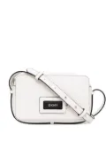 DKNY logo-patch crossbody bag - Neutrals