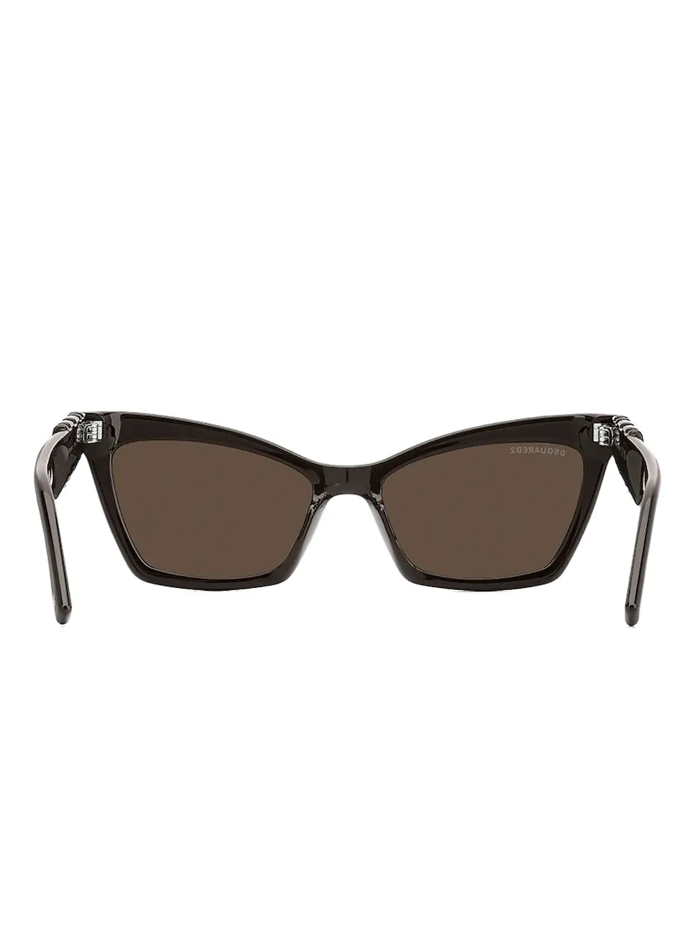 DSQUARED2 EYEWEAR Zonnebril met cat-eye montuur Bruin