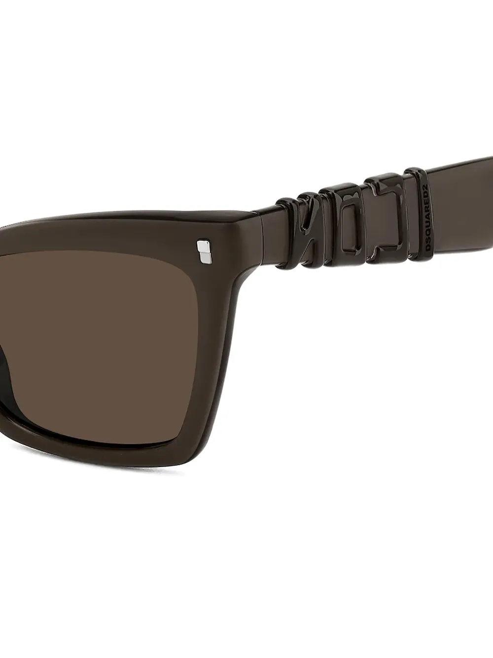 DSQUARED2 EYEWEAR Zonnebril met cat-eye montuur Bruin