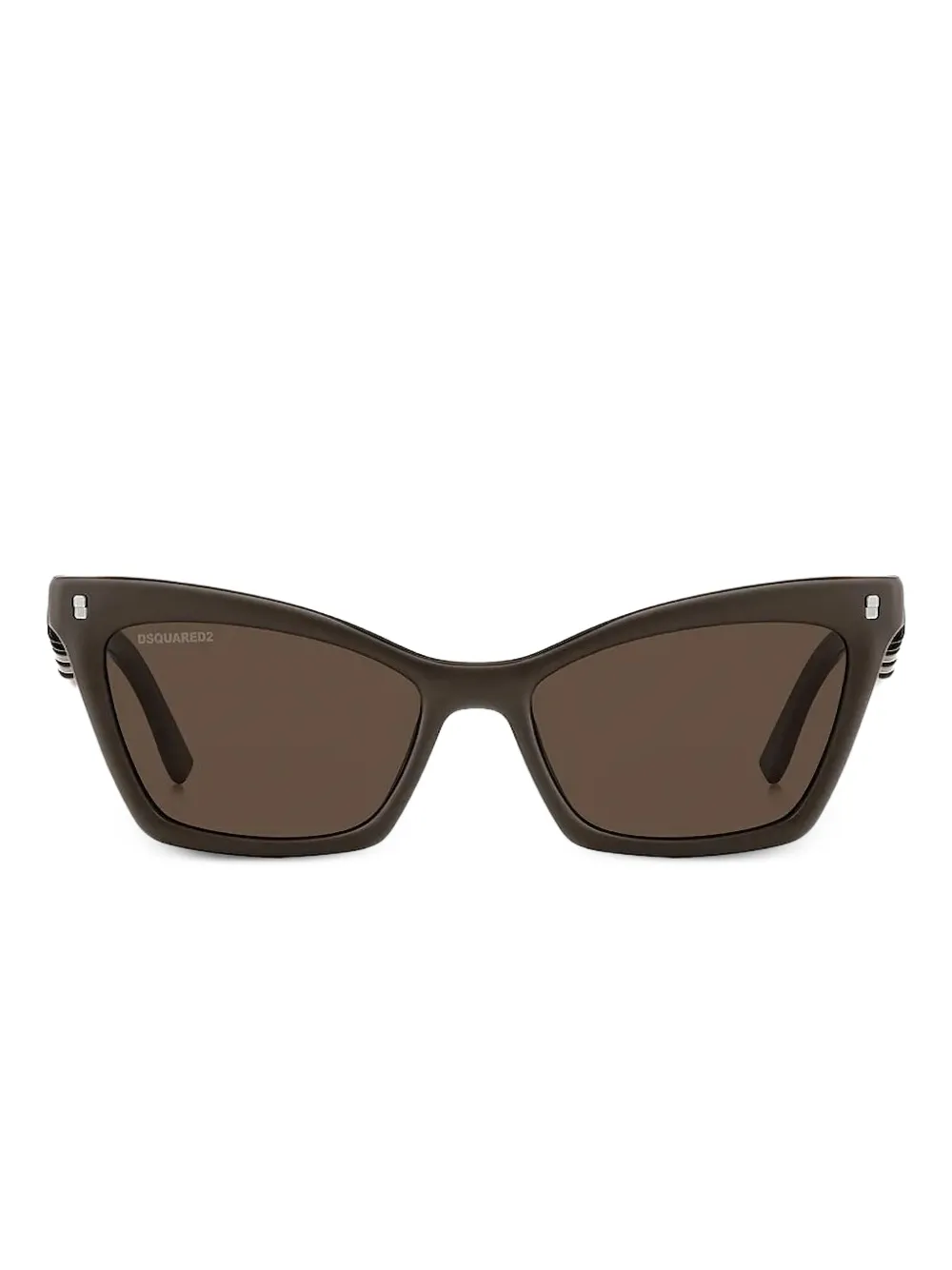 DSQUARED2 EYEWEAR Zonnebril met cat-eye montuur Bruin