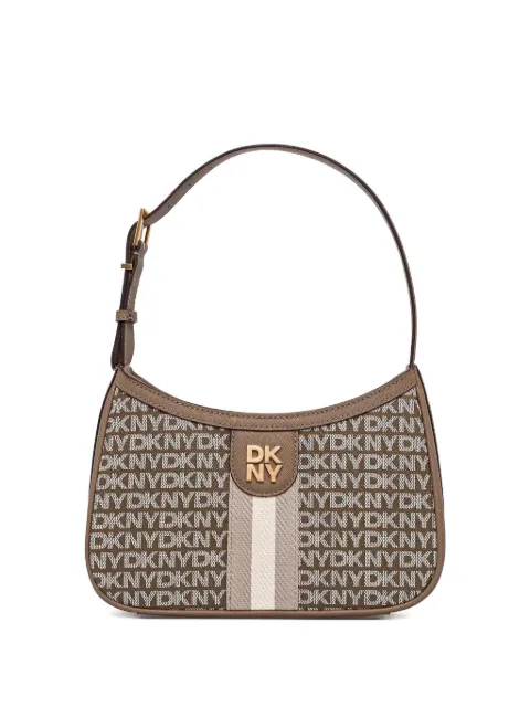 DKNY bolsa de hombro con monograma