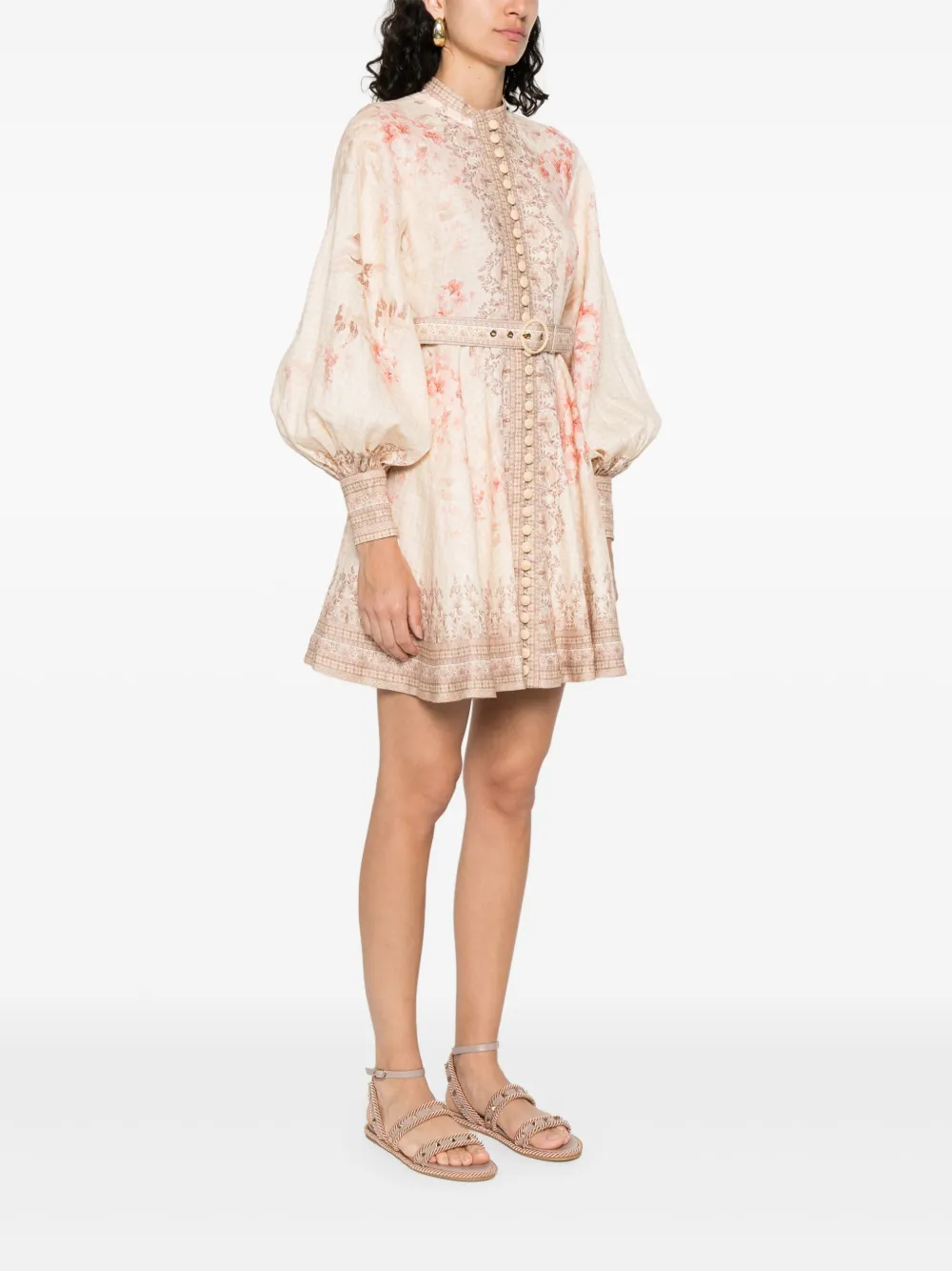 Shop Zimmermann Illuminate Mini Dress