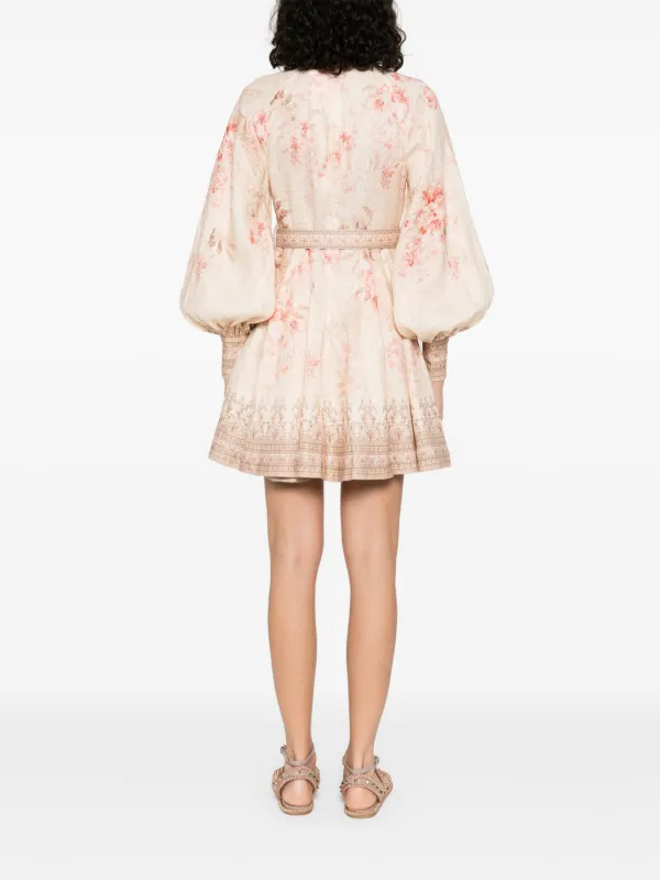 Zimmermann Illuminate Buttoned Mini Dress