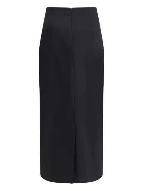 Lardini falda midi de lana virgen