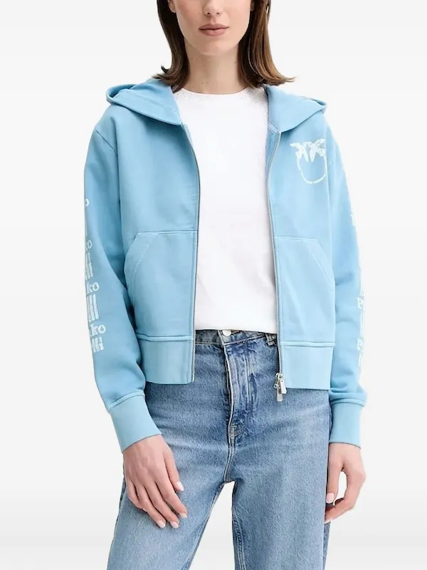 PINKO ジップアップ パーカー | ブルー | FARFETCH JP