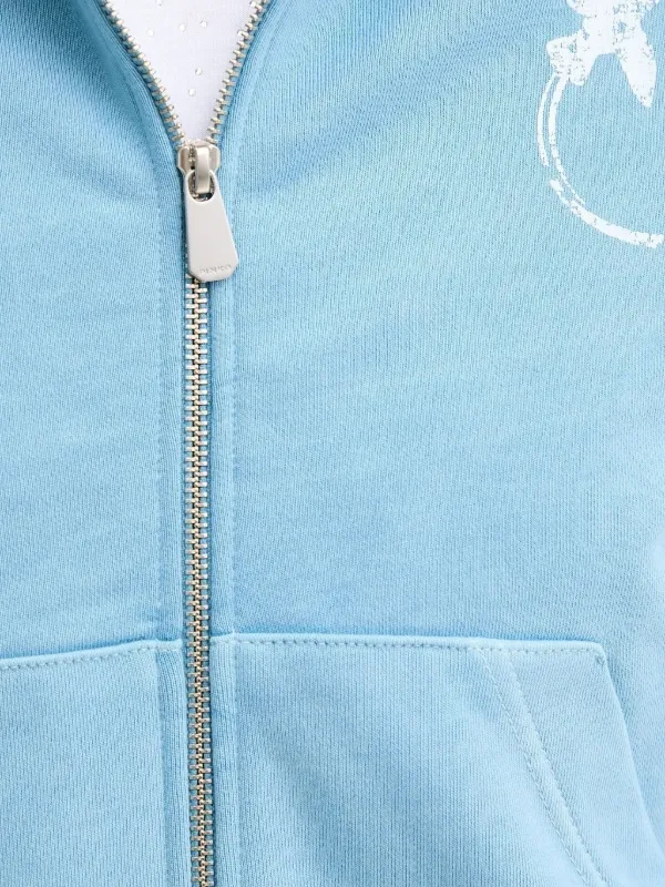 PINKO ジップアップ パーカー | ブルー | FARFETCH JP