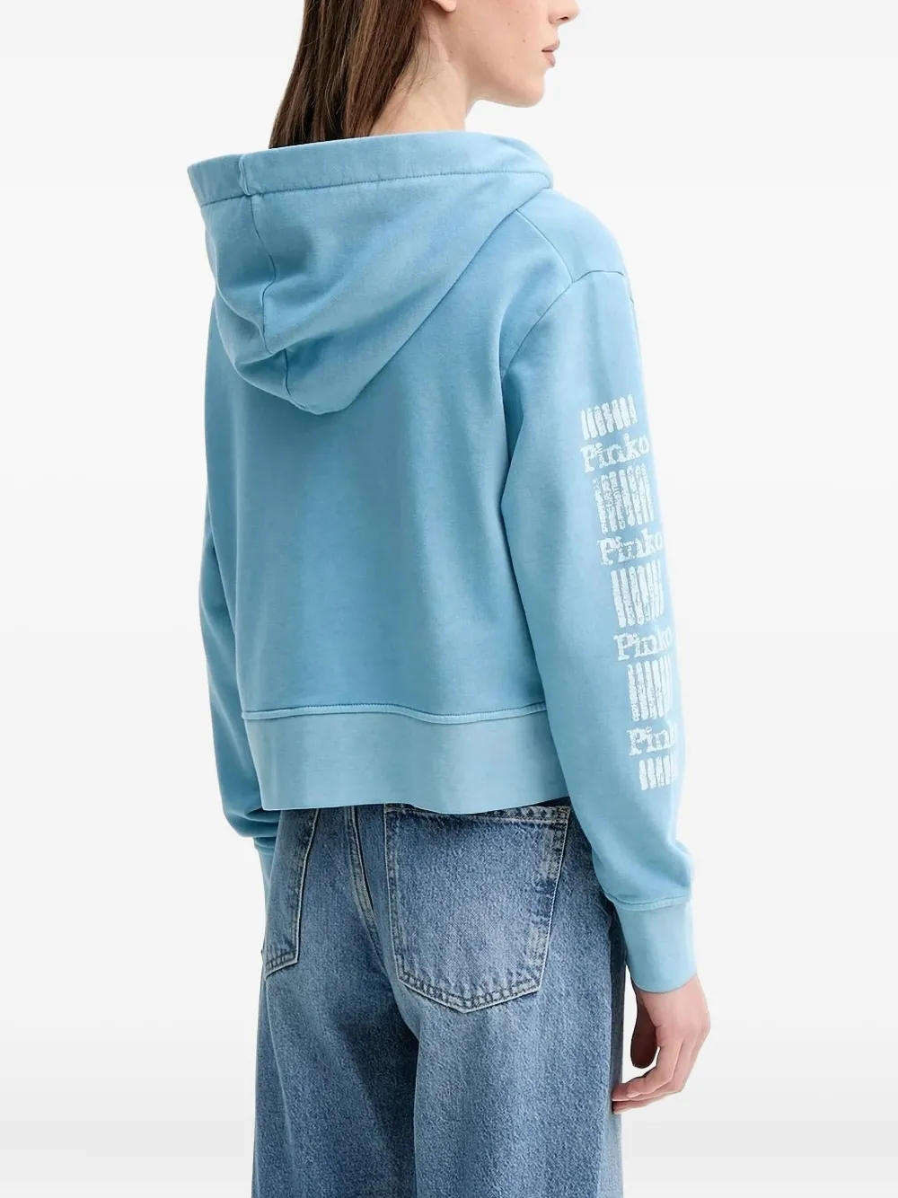PINKO logo-print zip-up hoodie | Hoodies | Image 2