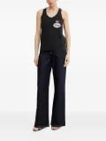 PINKO logo-patch tank top - Black