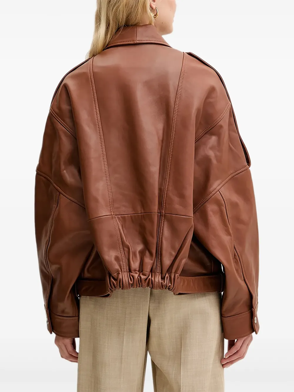 PINKO belted leather jacket | Leather Jackets | Image 2