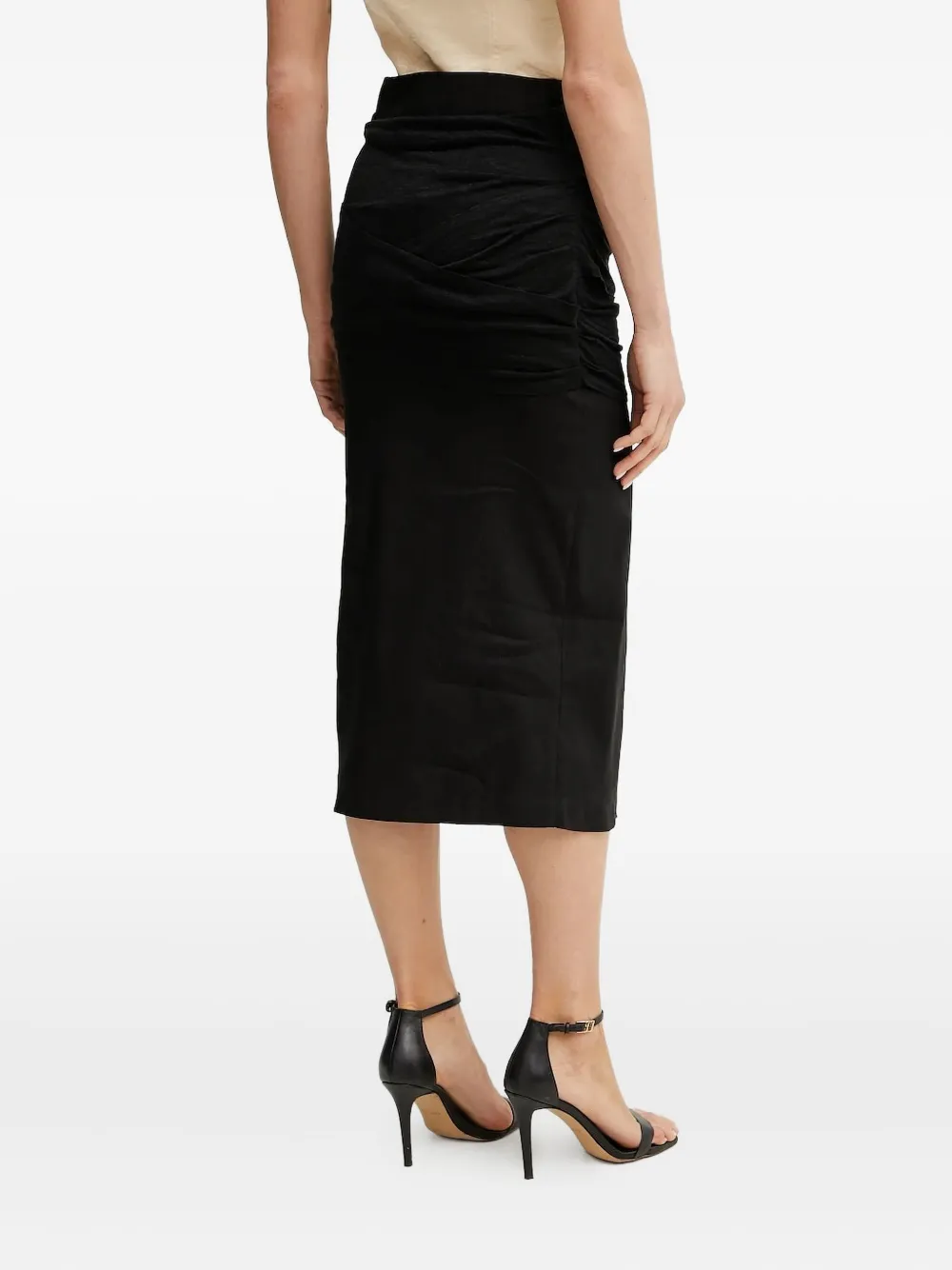 PINKO gathered midi skirt | Asymmetric & Draped Skirts | Image 2