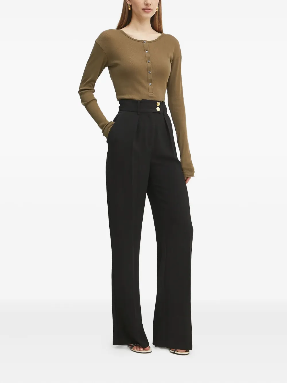 PINKO drop-shoulder ribbed T-shirt | T-shirts & Jerseys | Image 2