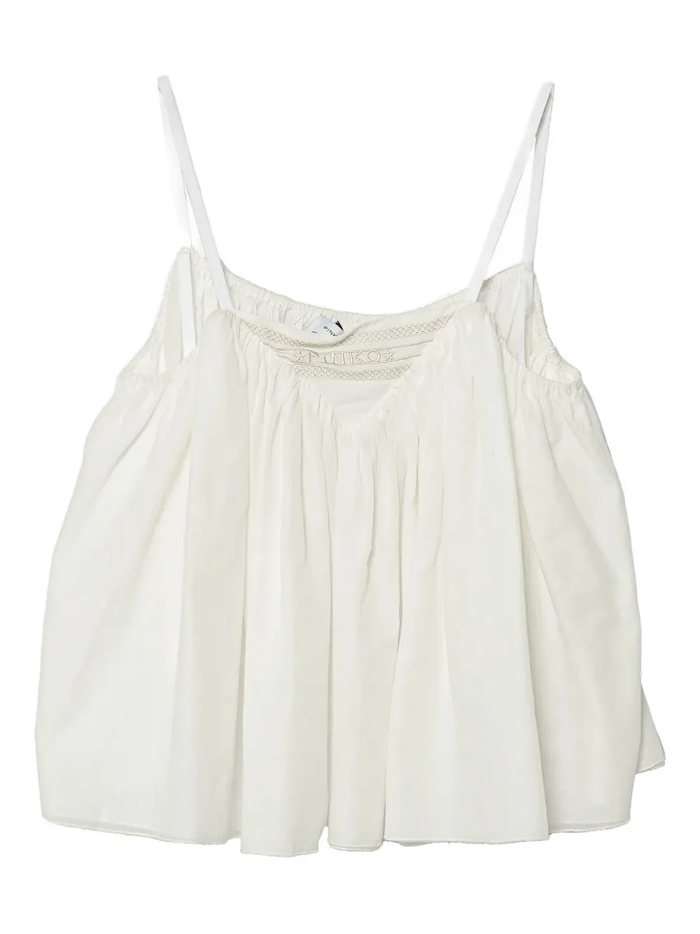 Pinko Kids ruffled embroidered top | Girls Blouses | Image 2