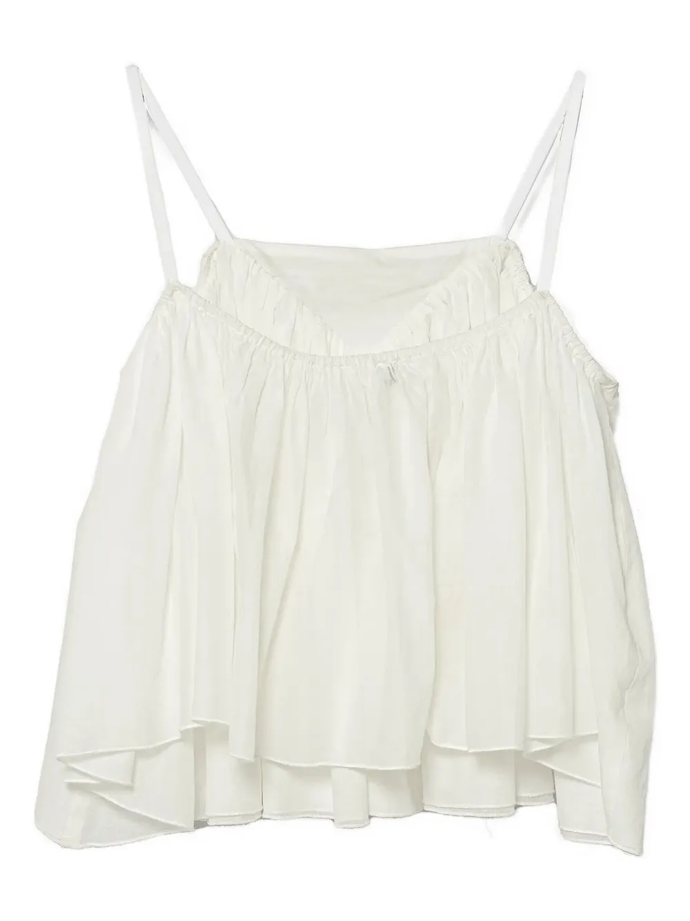 Pinko Kids ruffled embroidered top | Neutrals | Image 1