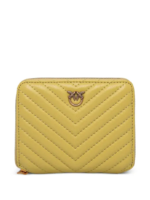 PINKO chevron quilted wallet