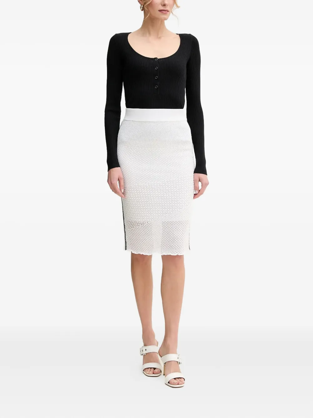 PINKO long-sleeved ribbed top | Knitted Tops | Image 2