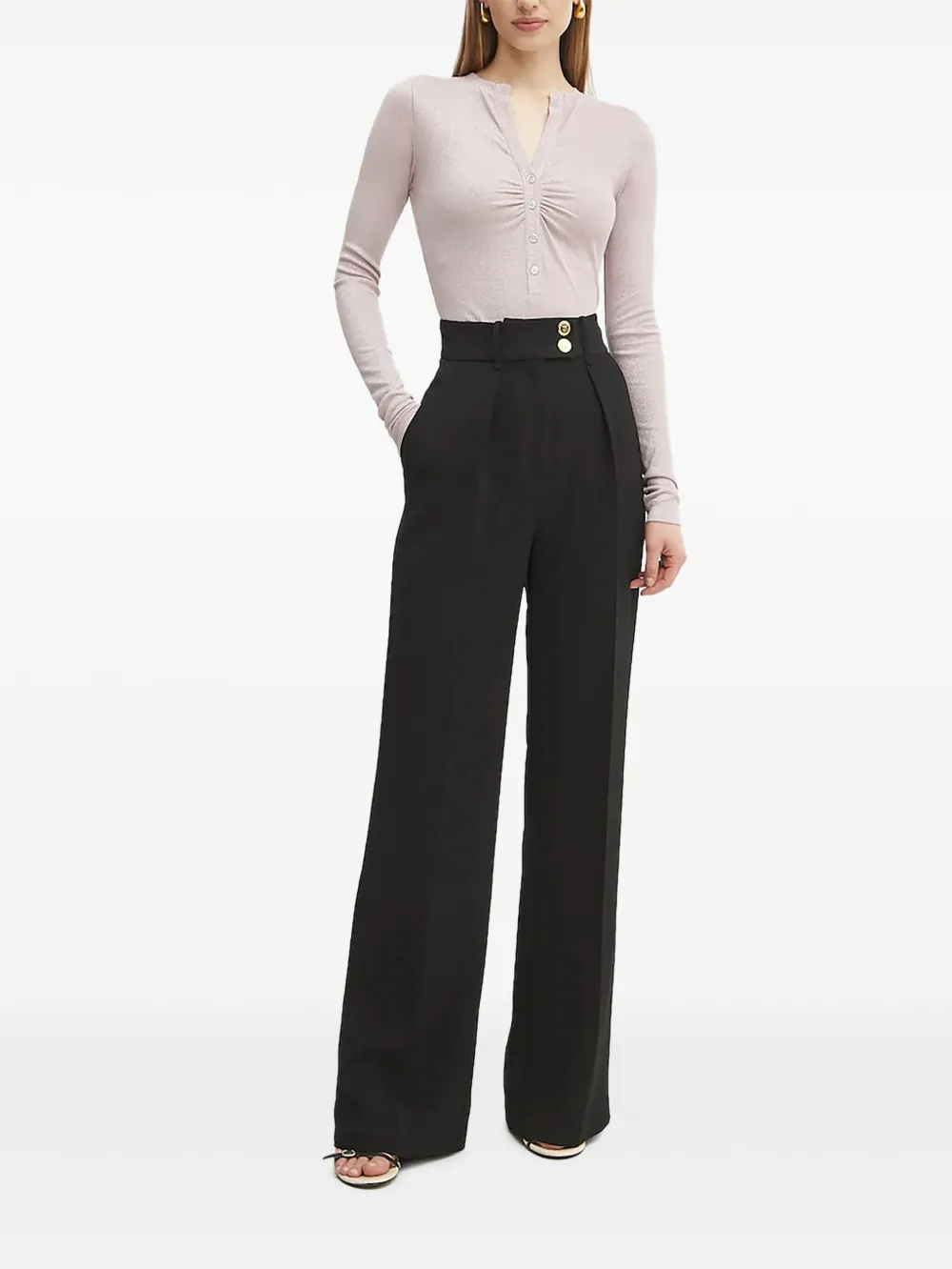PINKO ribbed button top | Blouses | Image 2