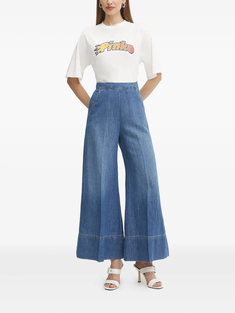 PINKO logo-print T-shirt | T-Shirts & Jersey Shirts | Image 2